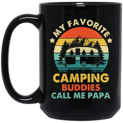 15 oz. Black Mug