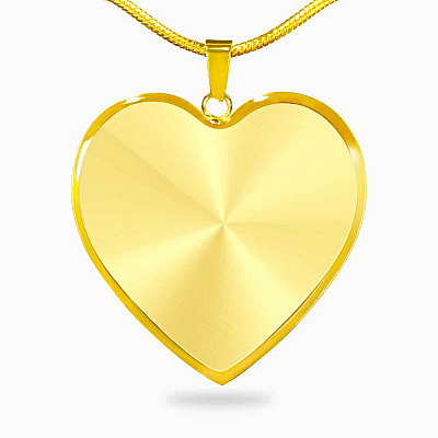 Heart Luxury Necklace (Gold Plated)