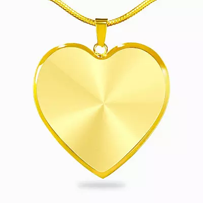 Heart Luxury Necklace (Gold Plated)