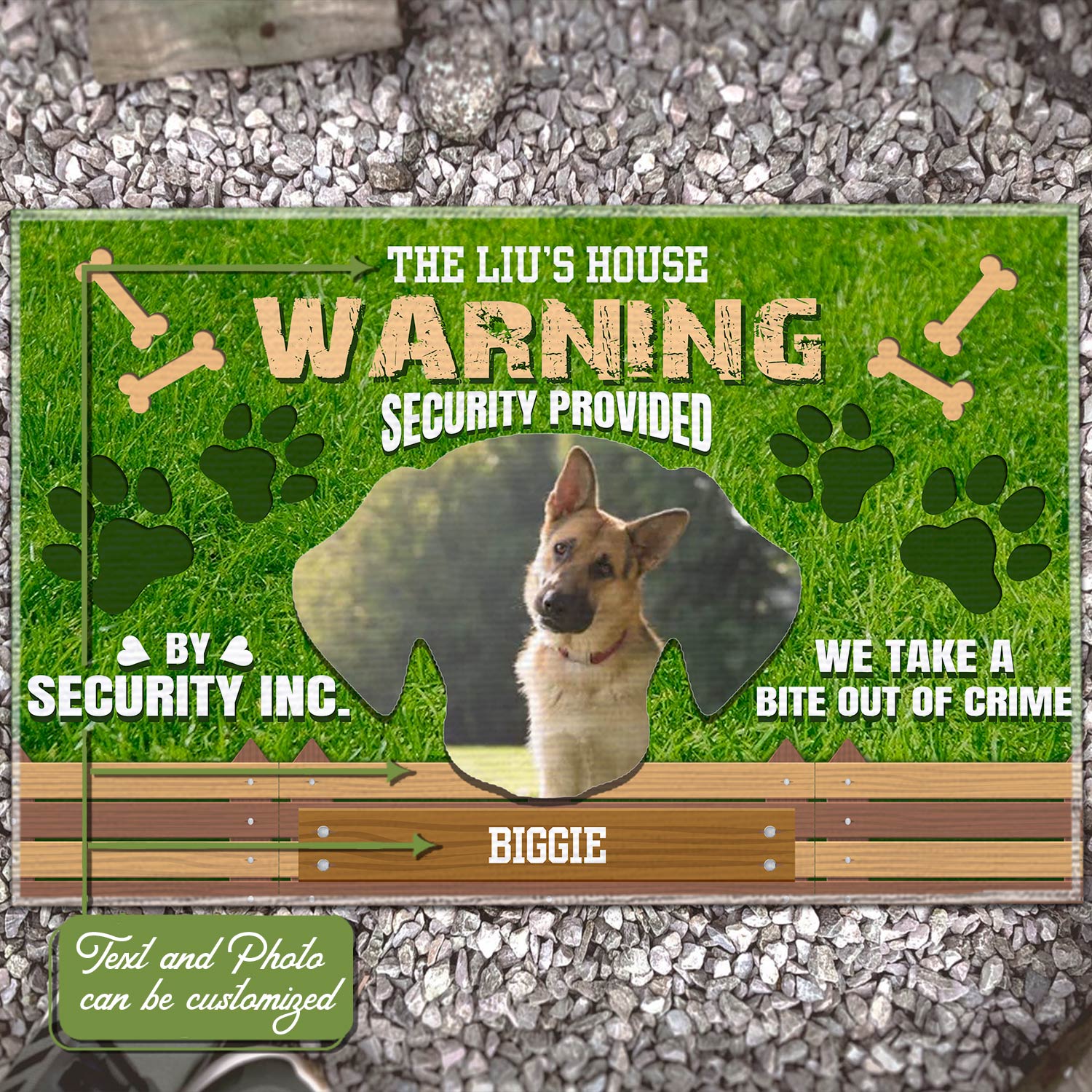 6KT. Warning Security Provided Dog_mk3