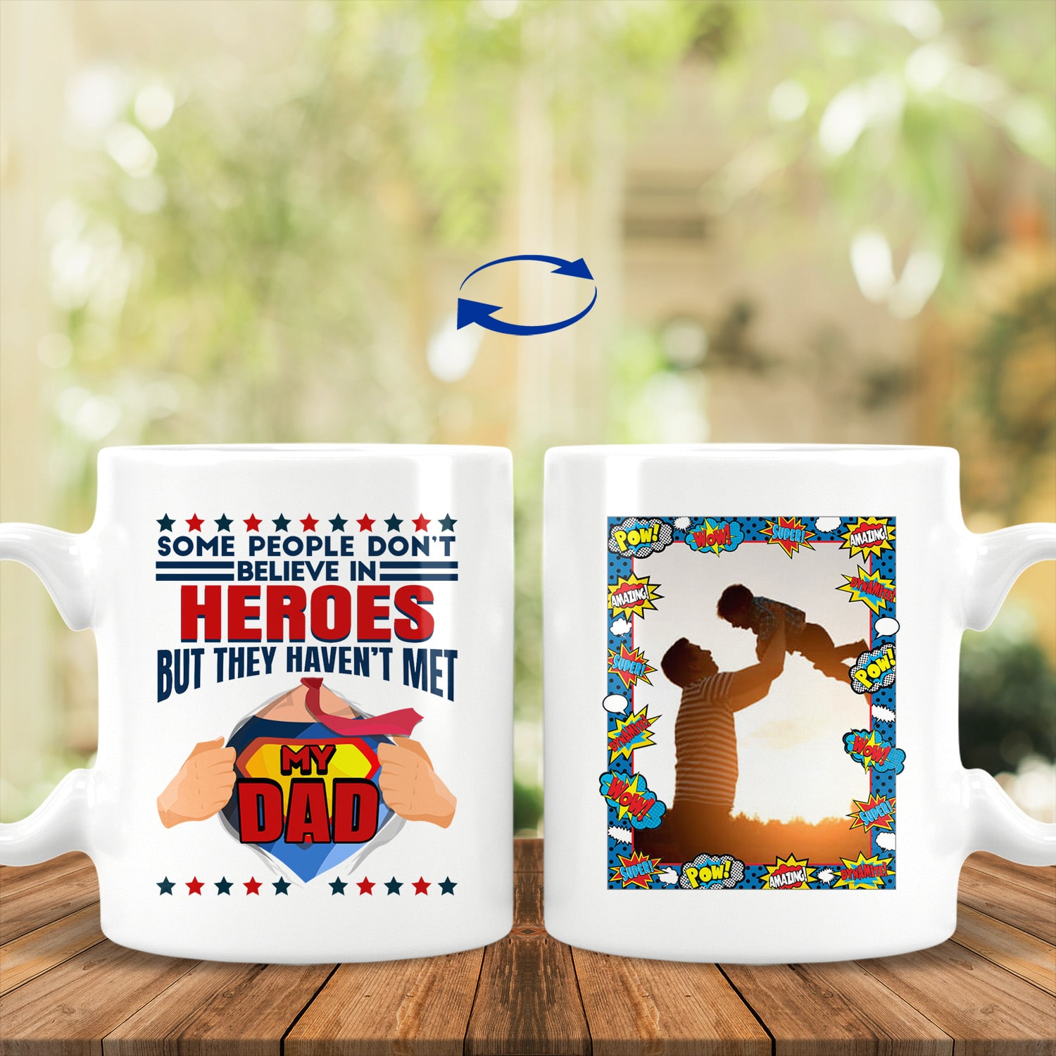Personalized Customized Photo Some People, White, 11 oz. White Mug