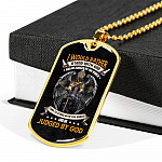 I Would Rather Stand with God and Be Judged by the World Than to Stand With The World Dog Tag Pendant Necklace