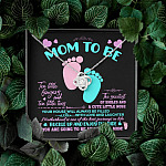 Mom To Be Ten Little Fingers And Ten Little Toes New Mom Love Knot Pendant Necklace
