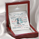 To My Granddaughter If They Whisper To You Elephant Alluring Beauty Necklace Granddaughter Gifts From Grandma