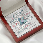 To My Granddaughter If They Whisper To You Elephant Alluring Beauty Necklace Granddaughter Gifts From Grandma