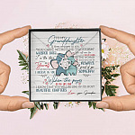 To My Granddaughter If They Whisper To You Elephant Love Knot Necklace - Granddaughter Gifts From Grandma