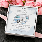 Camping to My Wife Someday When the Book of My Life Ends Alluring Pendant Necklace