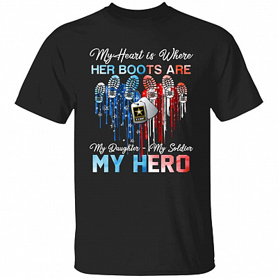 Her Boots Shirt, Black, Unisex T-Shirt