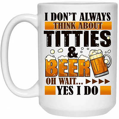 15 oz. White Mug