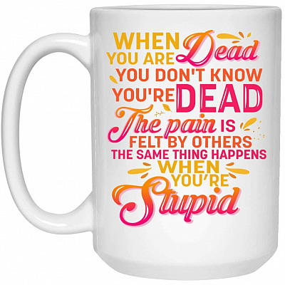 15 oz. White Mug