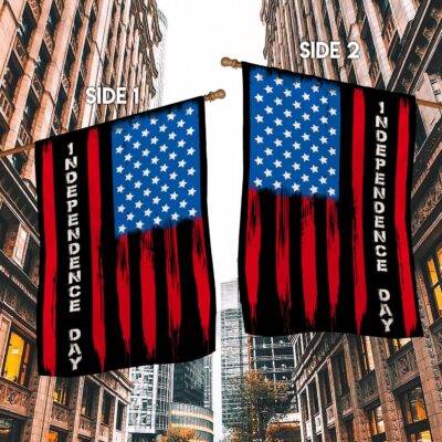 Independence Day American Outdoor Garden Flag - House Flag - Wall Flag