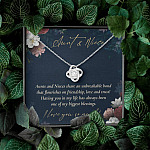 Aunts And Nieces Share An Unbreakable Bond That Flourishes On Friendship Love Knot Necklace