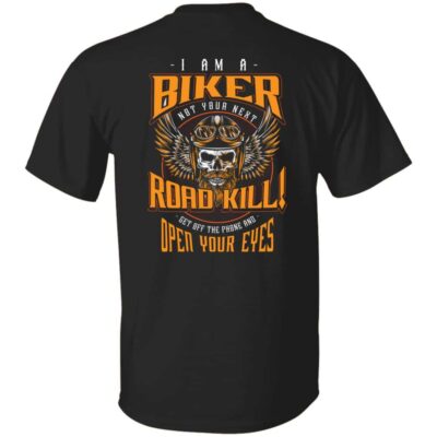 I Am A Biker Not tshirt, Black, Unisex T-Shirt