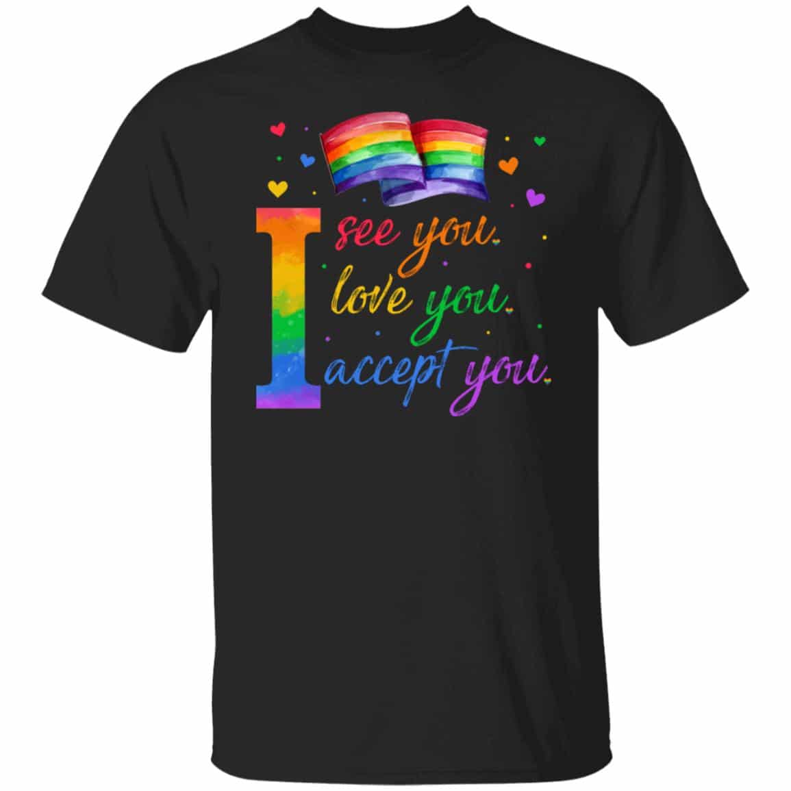 Accept You tee, Black, Unisex T-Shirt Accept You tee, Black, Unisex T-Shirt