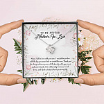 To My Future Mother In Law I Feel So Lucky To Have You In My Life Love Knot Necklace - Mother-In-Law Gifts