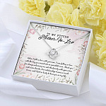 To My Future Mother In Law I Feel So Lucky To Have You In My Life Love Knot Necklace - Mother-In-Law Gifts