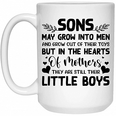 15 oz. White Mug