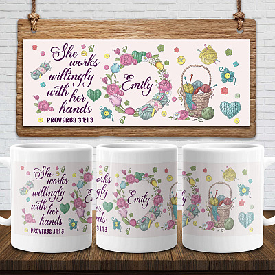 15 oz. White Mug