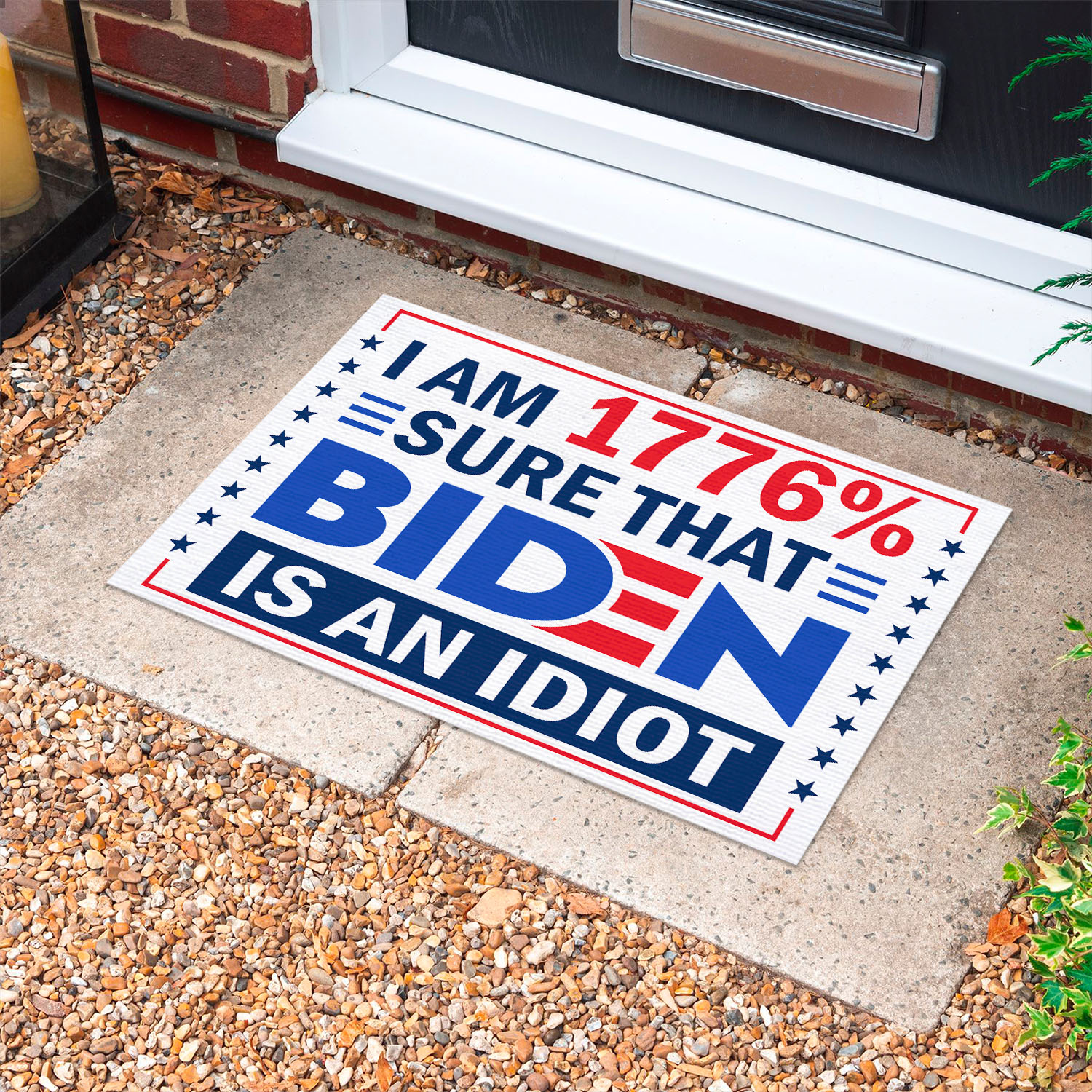 2LV. Biden is An Idiot Doormat (2) Doormat mockup 10 (2)