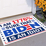 2LV. Biden is An Idiot Doormat (2) Doormat mockup 11