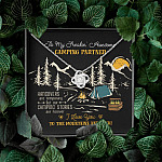 To My Freakin' Awesome Camping Partners Our Camping Stories Are Forever Love Knot Necklace - Camper Gifts