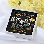 To My Freakin' Awesome Camping Partners Our Camping Stories Are Forever Love Knot Necklace - Camper Gifts