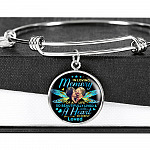Personalized Photo In Loving Memory Of A Life So Beautiful Lived Circle Pendant Necklace
