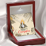 I Just Want To Smell Like A Camp Fire Alluring Beauty Necklace - Camping Necklace