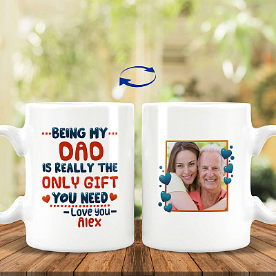 15 oz. White Mug