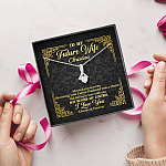 Personalized to My Future Wife Meeting You Was Fate Alluring Pendant Necklace Personalized to My Future Wife Meeting You Was Fate Alluring Pendant Necklace