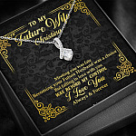 Personalized to My Future Wife Meeting You Was Fate Alluring Pendant Necklace Personalized to My Future Wife Meeting You Was Fate Alluring Pendant Necklace
