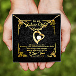 8NH. Future Wife-Sample Design Forever Love Necklace (Gold)