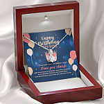 Happy Birthday To You Close Your Eyes And Make A Wish Alluring Beauty Necklace - Birthday Gifts For Women
