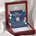 Happy Birthday To You Close Your Eyes And Make A Wish Love Knot Necklace - Cute Birthday Gifts For Women Happy Birthday To You Close Your Eyes And Make A Wish Love Knot Necklace - Cute Birthday Gifts For Women