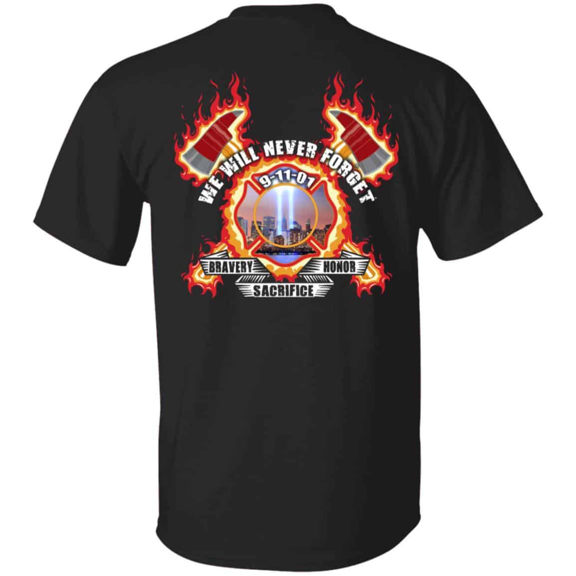 Firefighter Shirt, Black, Unisex T-Shirt