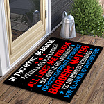 1BN. We Believe Doormat Doormat mockup 3