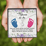 Mama To Be What A Wonderful Mother You'll Be Alluring Beauty Necklace - Mom To Be Pregnancy New Mom Gift