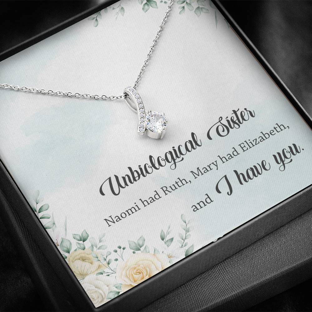 Unbiological Sister Naomi Had Ruth Mary Had Elizabeth And I Have You Alluring Beauty Necklace