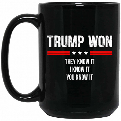 15 oz. Black Mug