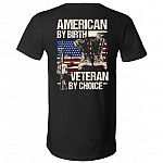 veteran, Black, V-Neck T-Shirt