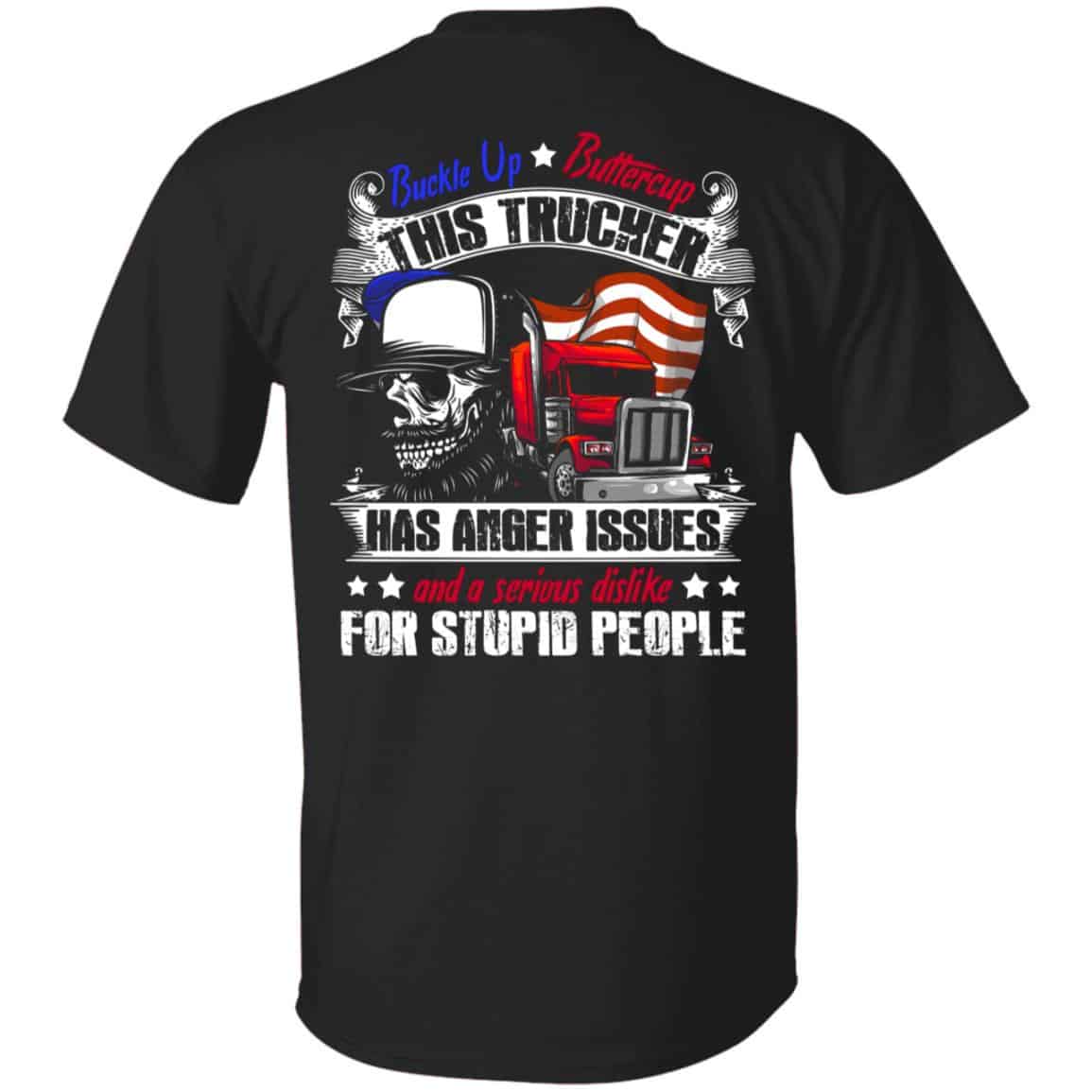 Buckle up Buttercup Shirt, Black, Unisex T-Shirt