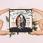 So Many In The Darkness Yet I Found You And You Found Me Joined Interlocking Hearts Necklace