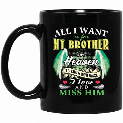 11 oz. Black Mug