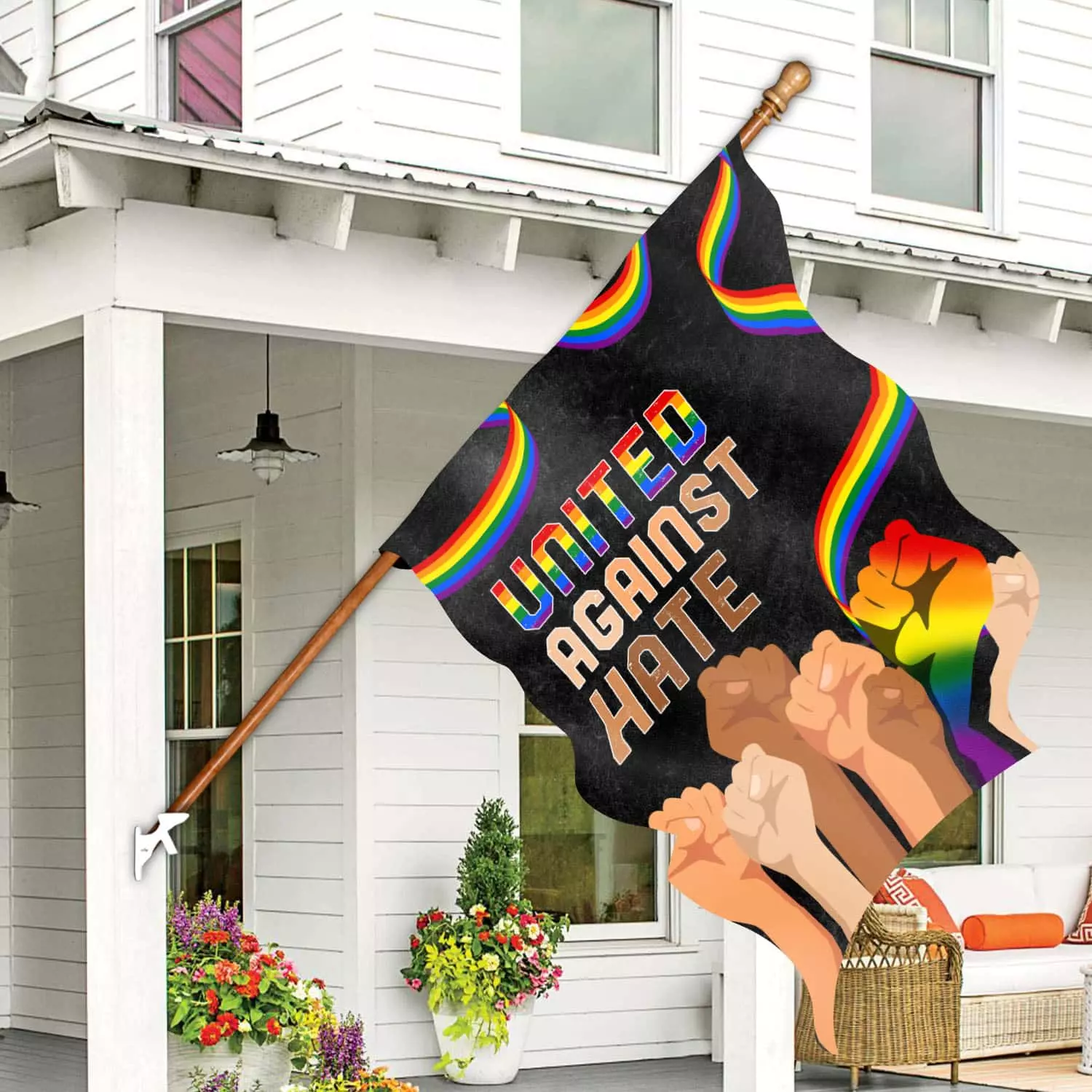 30x40 (2) House Flag Mockup 7