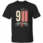 9/11 Never Forget, Black, Unisex T-Shirt 9/11 Never Forget, Black, Unisex T-Shirt