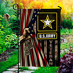 2KNG. US army-Side 1-30x40 Garden Flag Mockup 1