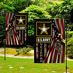2KNG. US army-Side 1-30x40 Garden Flag Mockup 2 Side