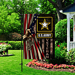 2KNG. US army-Side 1-30x40 Garden Flag Mockup 2