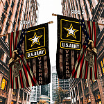 2KNG. US army-Side 1-30x40 House Flag Mockup 2 Side-1
