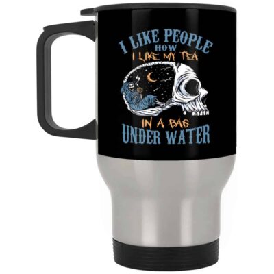 14 oz. Silver Travel Mug